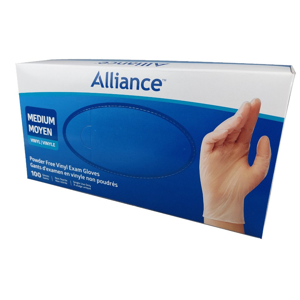 Alliance Vinyl Gloves Powder Free